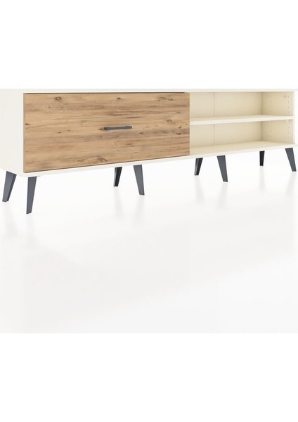 Arges Tv Ünitesi Tek Raflı Tek Çekmeceli 176X30X51 Aytaşı-Aytaşı/çam fiyatları