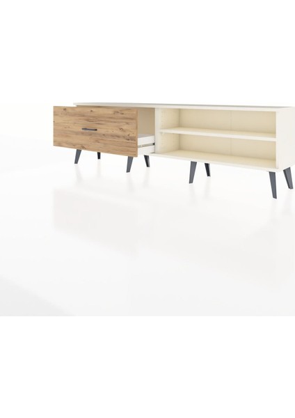 Arges Tv Ünitesi Tek Raflı Tek Çekmeceli 176X30X51 Aytaşı-Aytaşı/çam modelleri