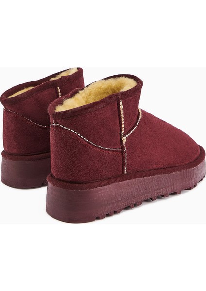 Lilly-Anne Bordo Süet Içi Kürklü Kısa Bot fırsatları