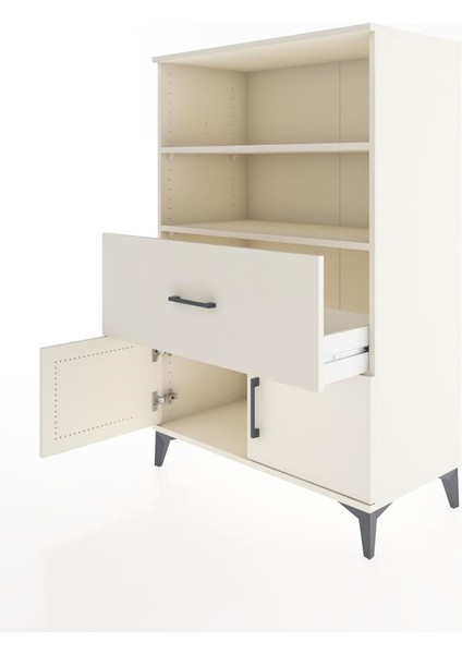 Hyperion Dolap 2 Raflı Tek Çekmeceli 2 Kapaklı 88X44X134 Aytaşı-Aytaşı fırsatları