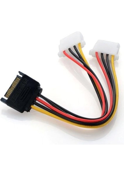 30 cm 15 Pin Sata Erkek To 2x 4 Pin Dişi Molex Kablo 15 Pin Erkek 2x 4 Pin Dişi Molex 30 cm Sata Kablo fiyatları
