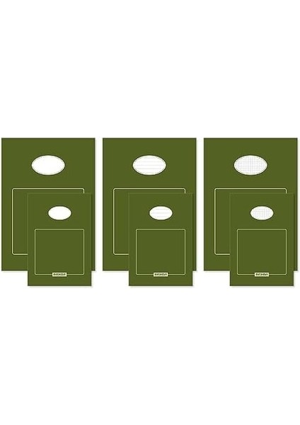 Klasik Bloknot A5 50 Yaprak, Çizgisiz 3'lü Paket modelleri