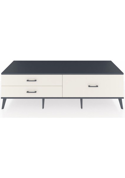 Kronos Tv Ünitesi 3 Çekmeceli 176X59X51 Antrasit-Antrasit/aytaşı