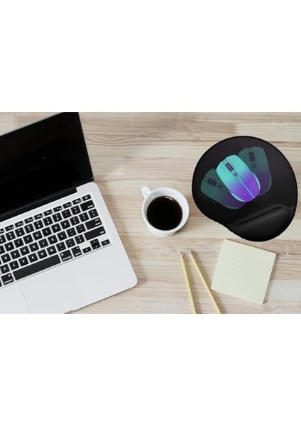 IMSP-009 Bilek Destekli Silikon Mousepad Large 220 mm 250 mm 3 mm Uzun Süreli Mouse Kullanımlarında Bileğinizde Oluşabilecek Rahatsızlıkları Engeller fiyatları