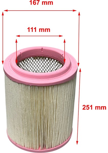 Kia K2900 2.9 Crdi. 2008-2016 Hava Filtresi fiyatları