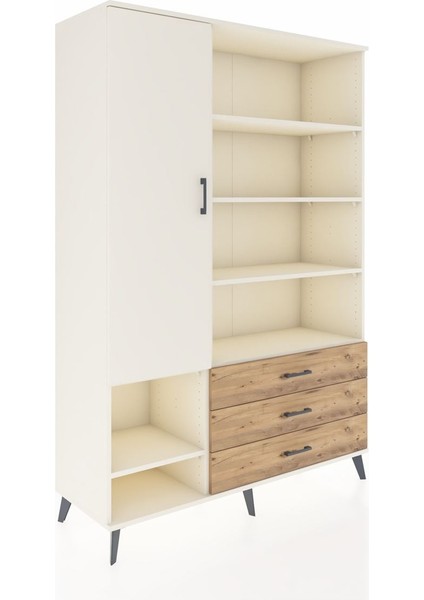 Hyperion Dolap 9 Raflı 3 Çekmeceli Tek Kapaklı 132X44X195 Aytaşı-Aytaşı/çam fiyatları