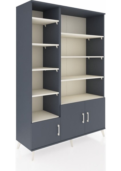 Hyperion Dolap 10 Raflı 3 Kapaklı 132X44X195 Antrasit-Antrasit/aytaşı fiyatları