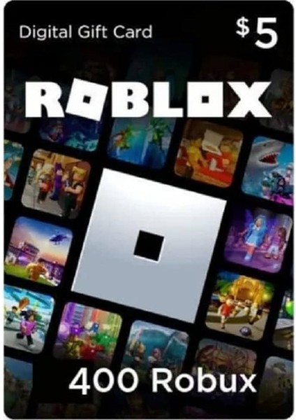 Robux Gift Card - 400 Robux (Tam Yüklenir)