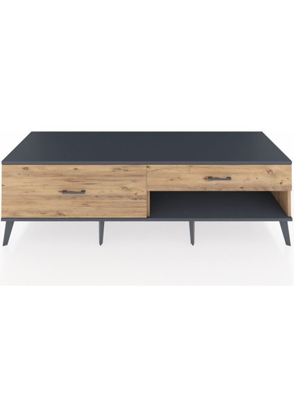 Kronos Tv Ünitesi 2 Çekmeceli 176X59X51 Çam-Antrasit/çam