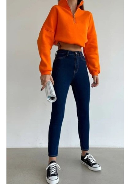 Kadın Slimfit Kot Kemerli Pantolon fırsatları