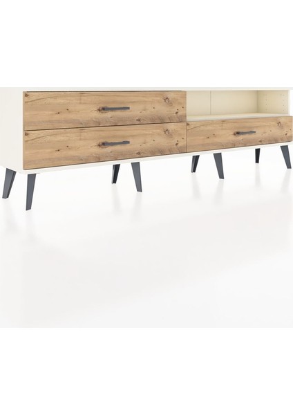 Arges Tv Ünitesi Tek Raflı 3 Çekmeceli 176X30X51 Aytaşı-Aytaşı/çam fiyatları