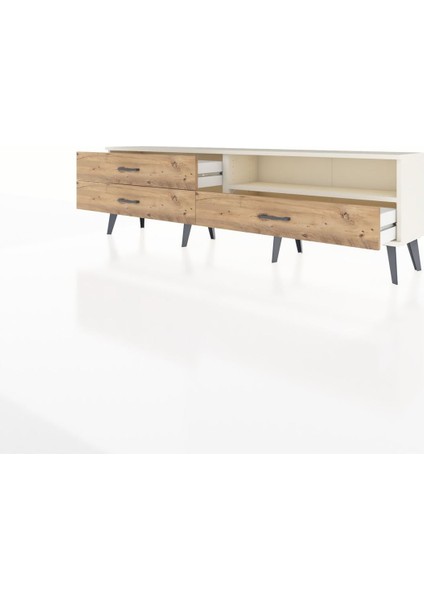 Arges Tv Ünitesi Tek Raflı 3 Çekmeceli 176X30X51 Aytaşı-Aytaşı/çam modelleri