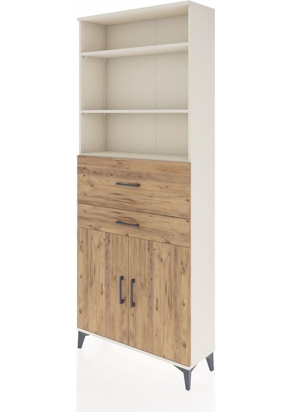 Arges Dolap 4 Raflı 2 Çekmeceli 2 Kapaklı 88X30X221 Aytaşı-Çam modelleri