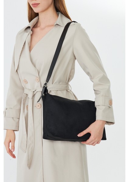 Metro Siyah Süet Kadın Omuz, Kol ve El Çantası fiyatları