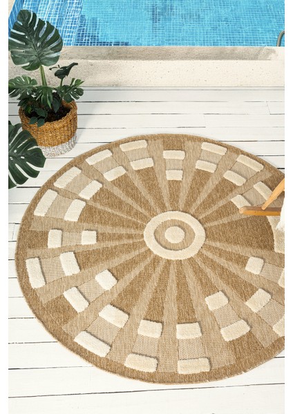 Marakeş Daire Beyaz Halı Salon Oturma Odası Çocuk Odası Yatak Odası Halısı 677D fiyatları