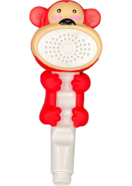 Sevimli Hayvan Figürlü Bebek Duş Başlığı - Yardımcısı Eğitici Oyuncağı, Kurulum, El-Göz Koordinasyonu Geliştirici, Çocuklar Için Renkli ve