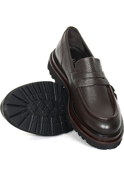 Hakiki Floter Deri Loafer Erkek Ayakkabı Eva Taban - 3420 indirimleri