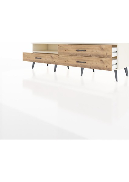 Hyperion Tv Ünitesi Tek Raflı 3 Çekmeceli 176X44X51 Aytaşı-Aytaşı/çam modelleri