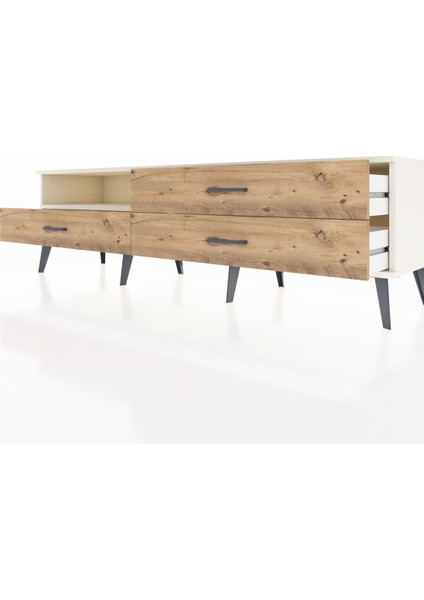 Hyperion Tv Ünitesi Tek Raflı 3 Çekmeceli 176X44X51 Aytaşı-Aytaşı/çam fırsatları