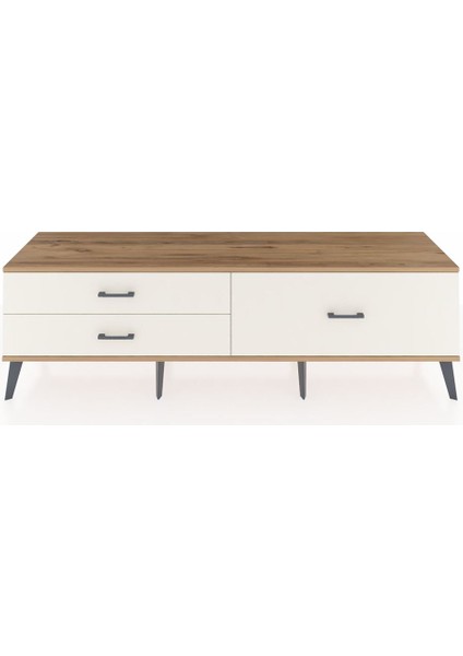 Hyperion Tv Ünitesi 3 Çekmeceli 176X44X51 Antrasit-Çam/aytaşı