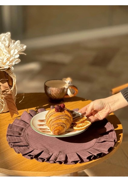 2'li Kahverengi Keten Pileli Amerikan Servisi Supla fiyatları