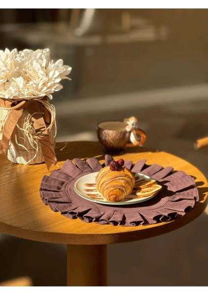 2'li Kahverengi Keten Pileli Amerikan Servisi Supla fırsatları