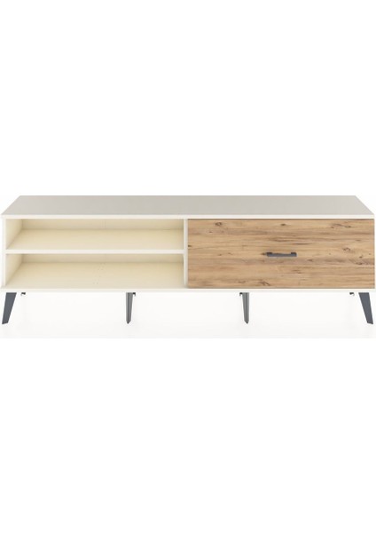 Arges Tv Ünitesi Tek Raflı Tek Çekmeceli 176X30X51 Aytaşı-Aytaşı/çam