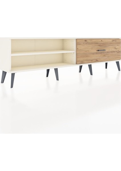 Arges Tv Ünitesi Tek Raflı Tek Çekmeceli 176X30X51 Aytaşı-Aytaşı/çam fiyatları