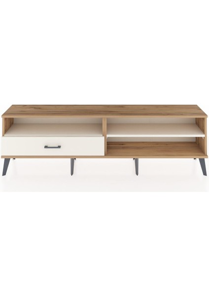 Arges Tv Ünitesi 2 Raflı Tek Çekmeceli 176X30X51 Çam-Aytaşı/aytaşı