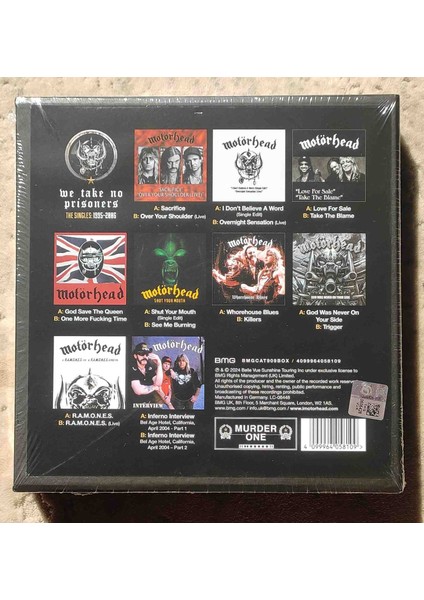 Motörhead - The Singles 1985- 2006 Plak Box Set (9 Adet 45 Rpm) fiyatları