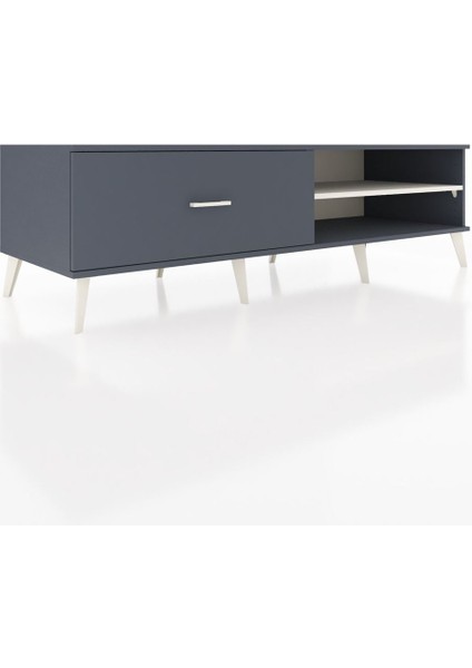 Kronos Tv Ünitesi Tek Raflı Tek Çekmeceli 176X59X51 Antrasit-Aytaşı/antrasit fiyatları