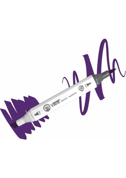 Graph Master Brush Marker V139 Violet