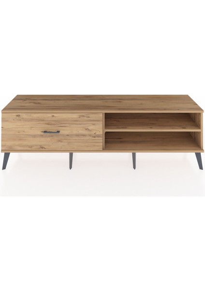 Hyperion Tv Ünitesi Tek Raflı Tek Çekmeceli 176X44X51 Çam-Çam/çam