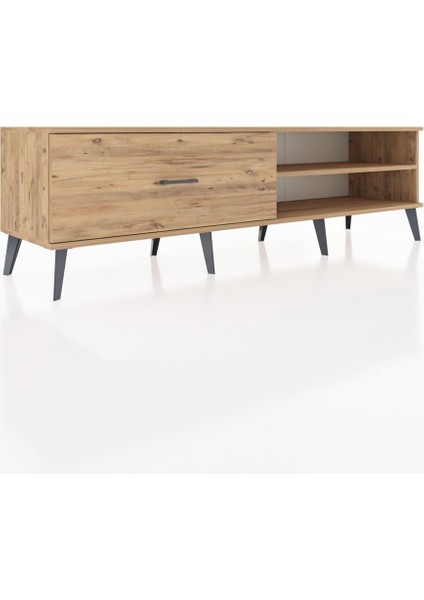 Hyperion Tv Ünitesi Tek Raflı Tek Çekmeceli 176X44X51 Çam-Çam/çam fiyatları