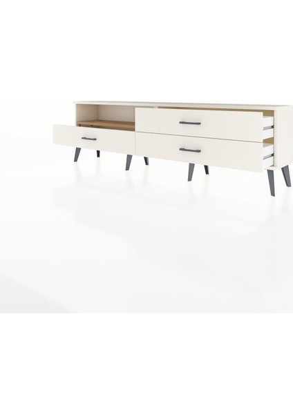 Arges Tv Ünitesi Tek Raflı 3 Çekmeceli 176X30X51 Aytaşı-Çam/aytaşı modelleri