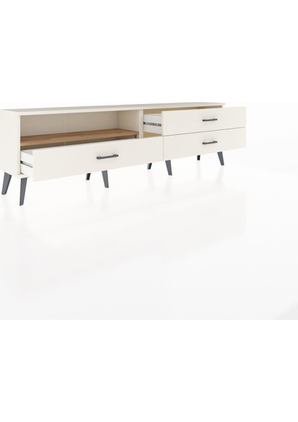 Arges Tv Ünitesi Tek Raflı 3 Çekmeceli 176X30X51 Aytaşı-Çam/aytaşı indirimleri
