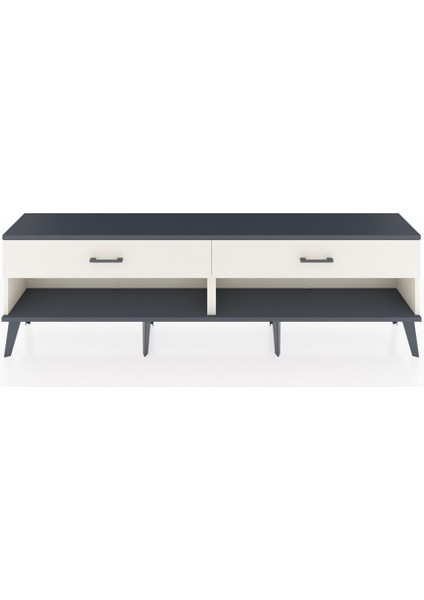 Arges Tv Ünitesi 2 Çekmeceli 176X30X51 Aytaşı-Antrasit/aytaşı