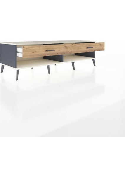 Kronos Tv Ünitesi 2 Çekmeceli 176X59X51 Antrasit-Aytaşı/çam indirimleri