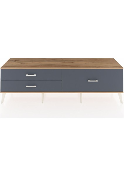 Hyperion Tv Ünitesi 3 Çekmeceli 176X44X51 Aytaşı-Çam/antrasit