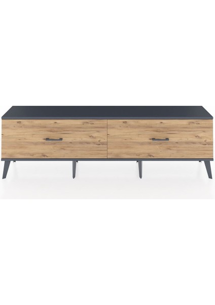 Arges Tv Ünitesi 2 Çekmeceli 176X30X51 Çam-Antrasit/çam