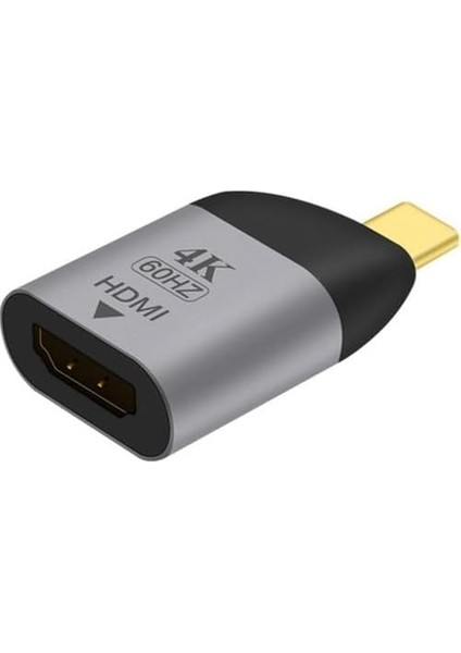 Type-C To HDMI Adaptör USB C To HDMI Çevirici Uyumlu Type-C To HDMI Dönüştürücü Notebook Uyumlu USB C To HDMI Dönüştürücü S1722