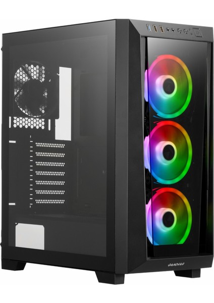 Talos M1 Elite 850W 80+ Bronz USB 3.2 Argb Atx Mid Tower Siyah Kasa