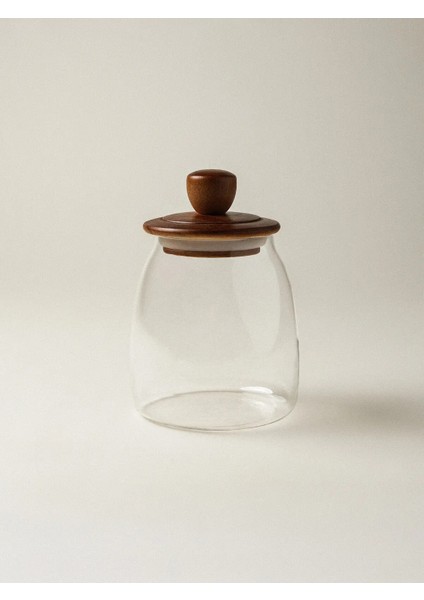 Löv Akasya Cam Kavanoz (950 Ml)