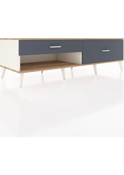 Kronos Tv Ünitesi 2 Çekmeceli 176X59X51 Aytaşı-Çam/antrasit fiyatları