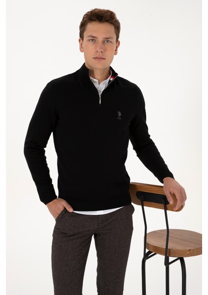 Erkek Siyah Kazak /triko 50315823-VR046 modelleri