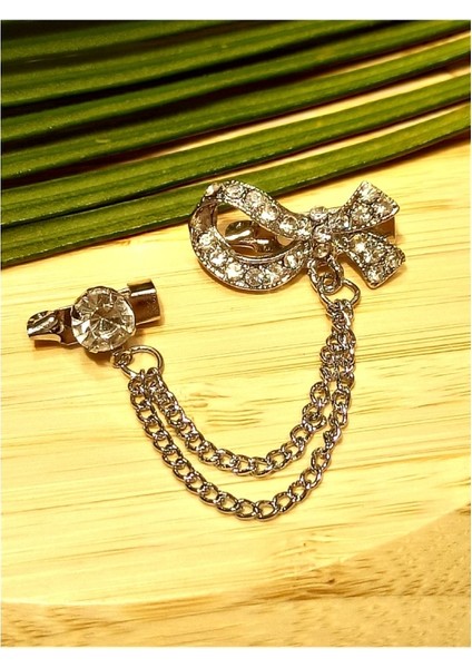 Lüks Gösterişli Metal Yaka Iğnesi