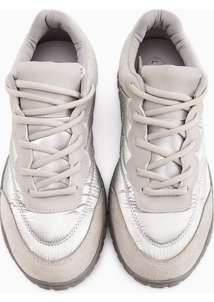 Leen Gri Paraşüt Kumaşlı Kadın Sneakers modelleri