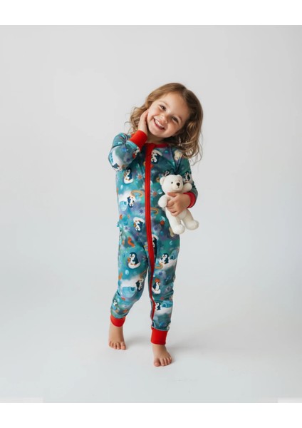 Kıdzee Penguıns Zee Suit 1.0 Tog (01-03 Yaş) - Çok Renkli