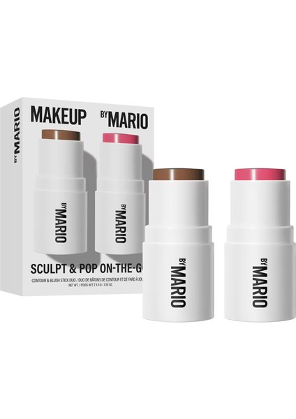 Sculpt & Pop On The Go - Ikili Mini Kontur ve Allık Dark & Raspberry (2 x 4 G)