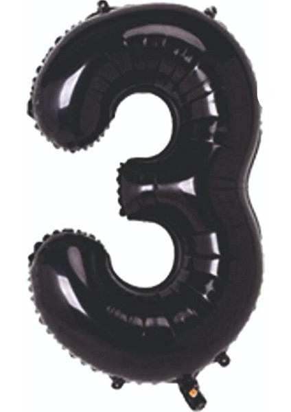 Rakam Folyo Balon-Siyah Renk- 76 cm (Paket Içerisinde 1 Adet Folyo Balon Gönderilmektedir) modelleri